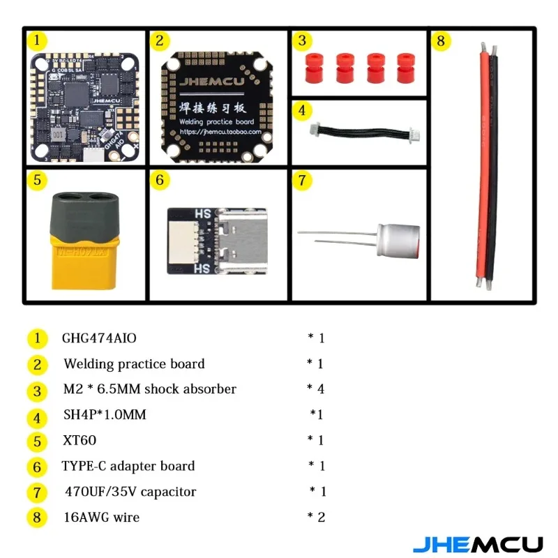 JHEMCU GHG474AIO 40A AIO Fligh - Betaflight Fc F4 recension och pris
