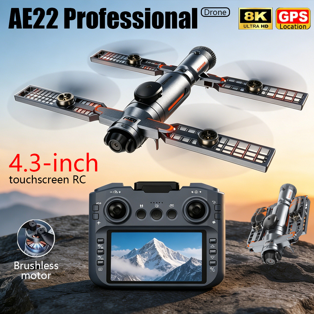 Upgraded AE22 PRO MAX Foldable - Drone Photogrammetry recension och pris