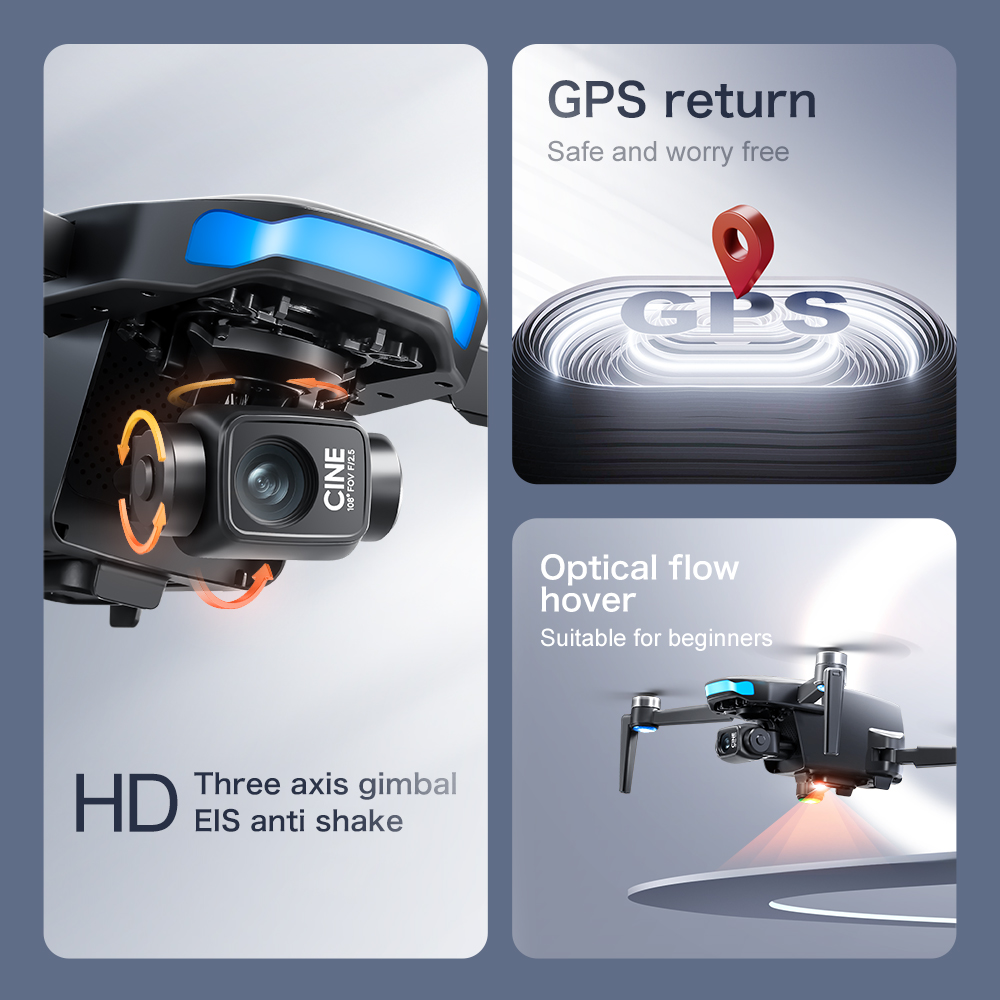 Original S-X1 GPS Drone 8KHD p - Drone Photogrammetry recension och pris